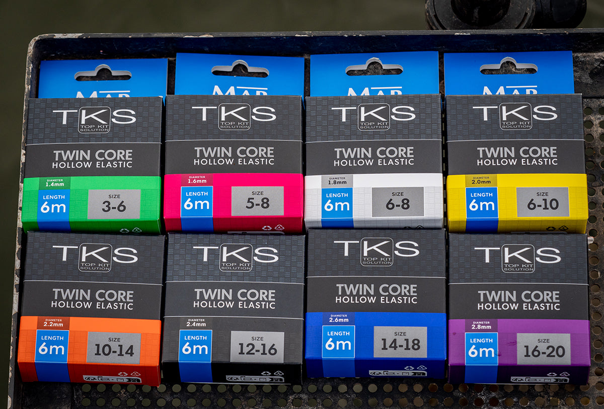 NEW! TKS Twin Core Hollow Elastic MAP Fishing