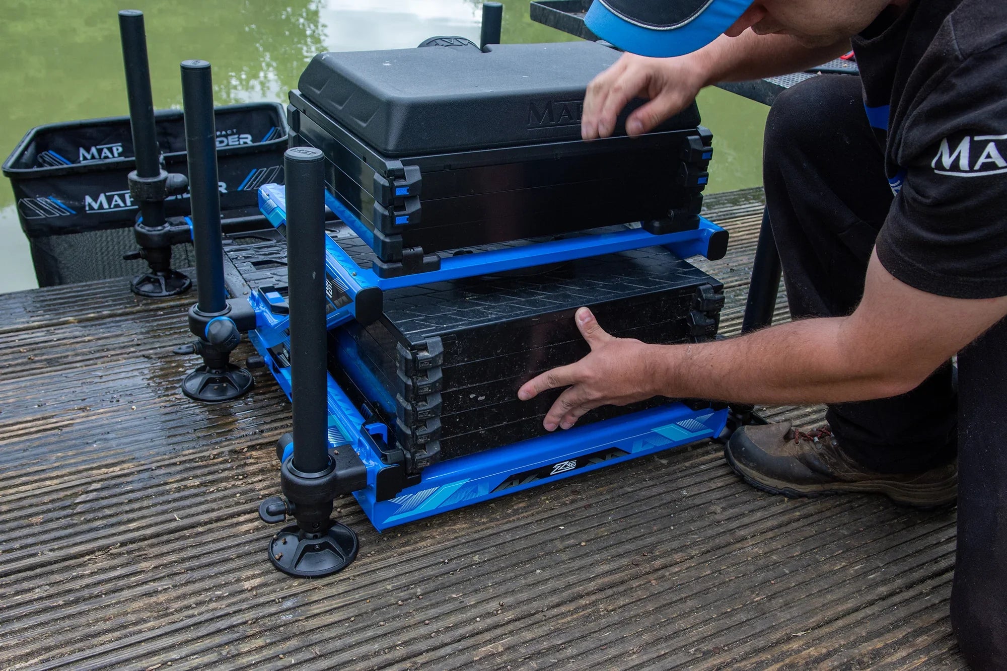 cheap fishing seat box uk Roddarch Tackle with Padded Strap & Organisers Shop Fishing Seatboxes | Seat