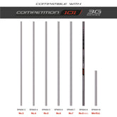 TKS 101 3G Series Number 8 Section 13.0m  Pole Section  MAP Fishing