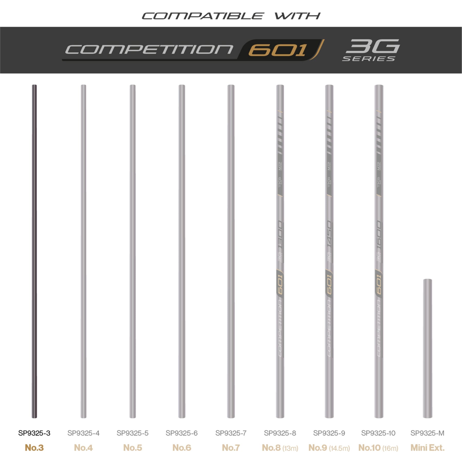 TKS 601 3G Series Number 3 Section  Pole Section  MAP Fishing