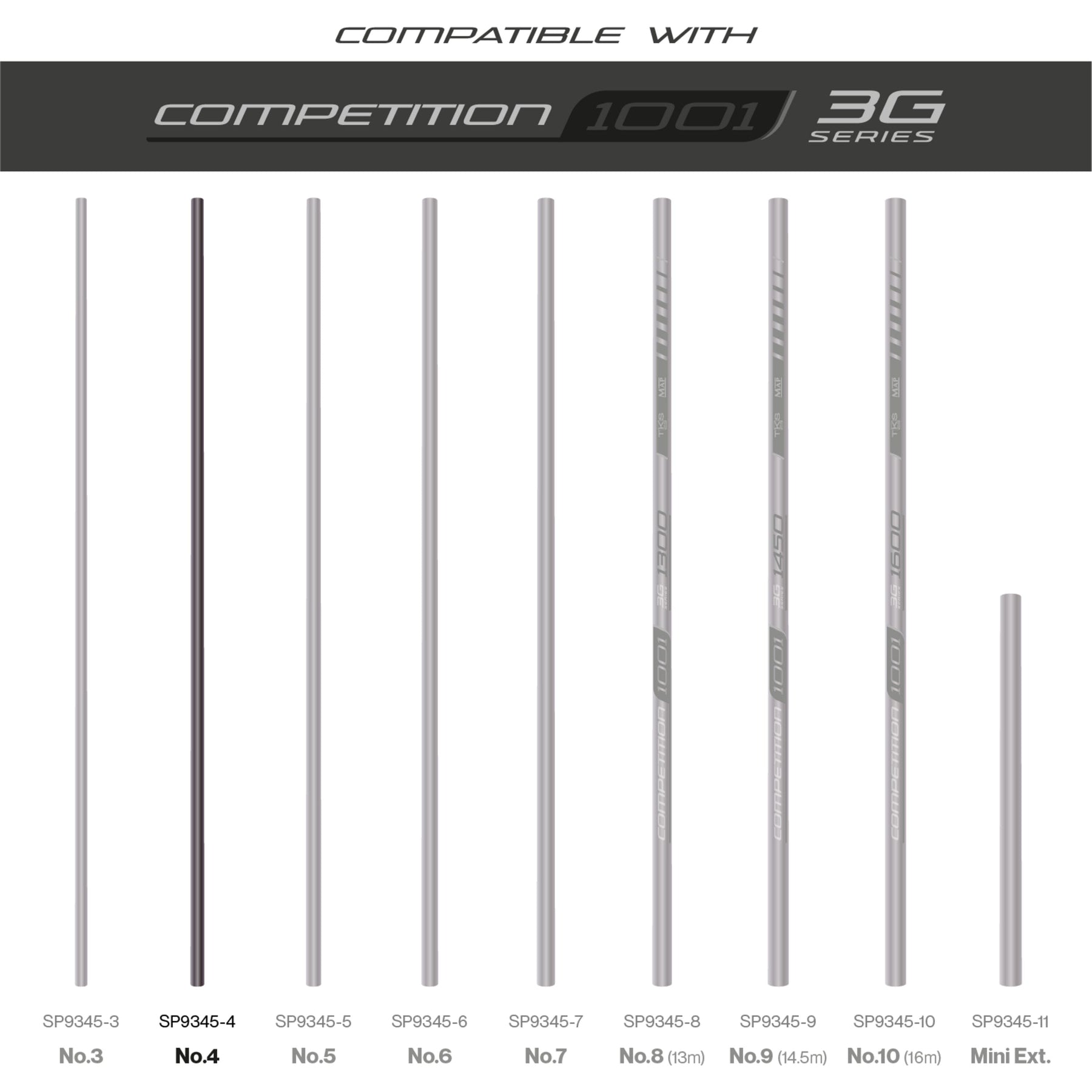 TKS 1001 Number 4 Section  Pole Section  MAP Fishing