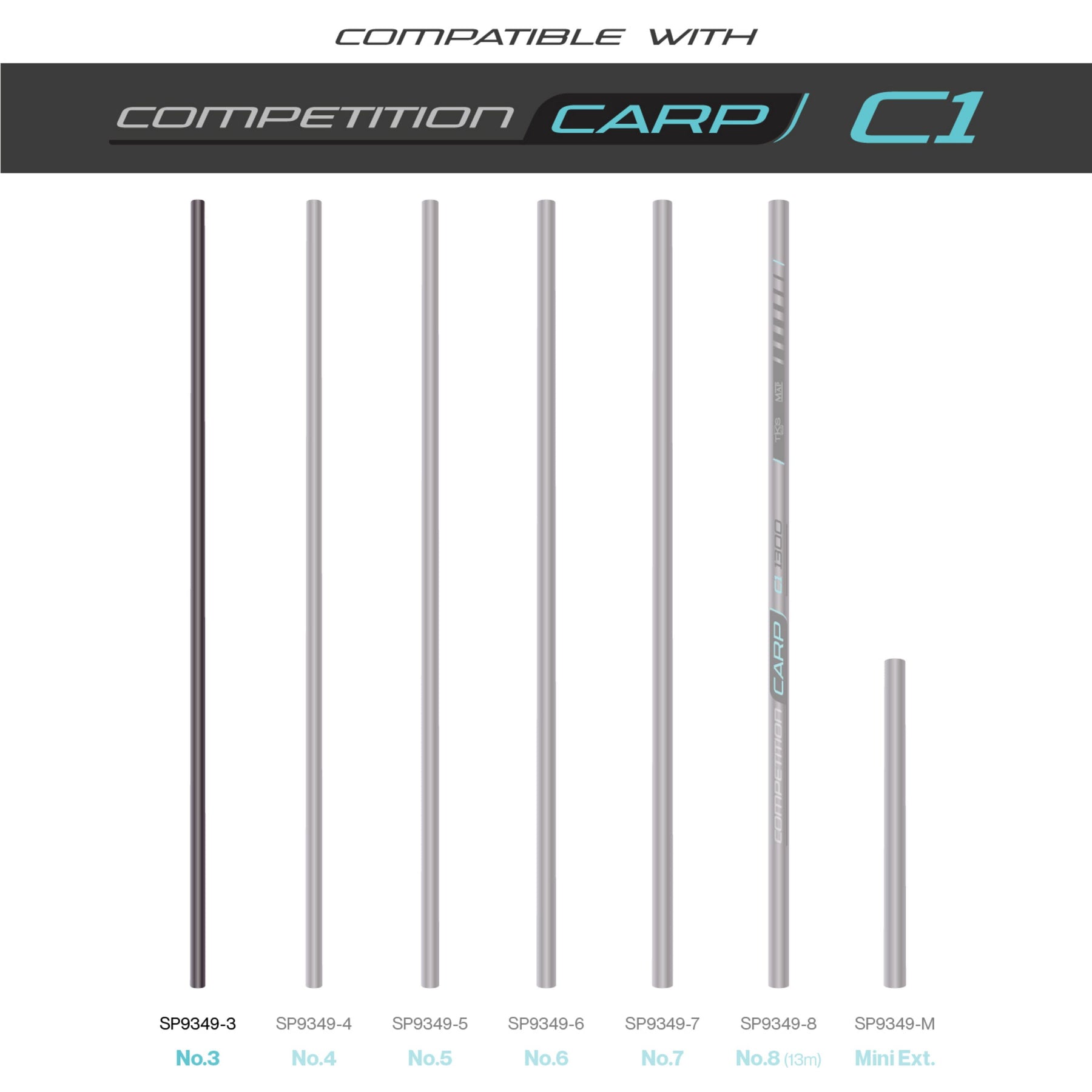 TKS Carp 1 Number 3 Section  Pole Section  MAP Fishing