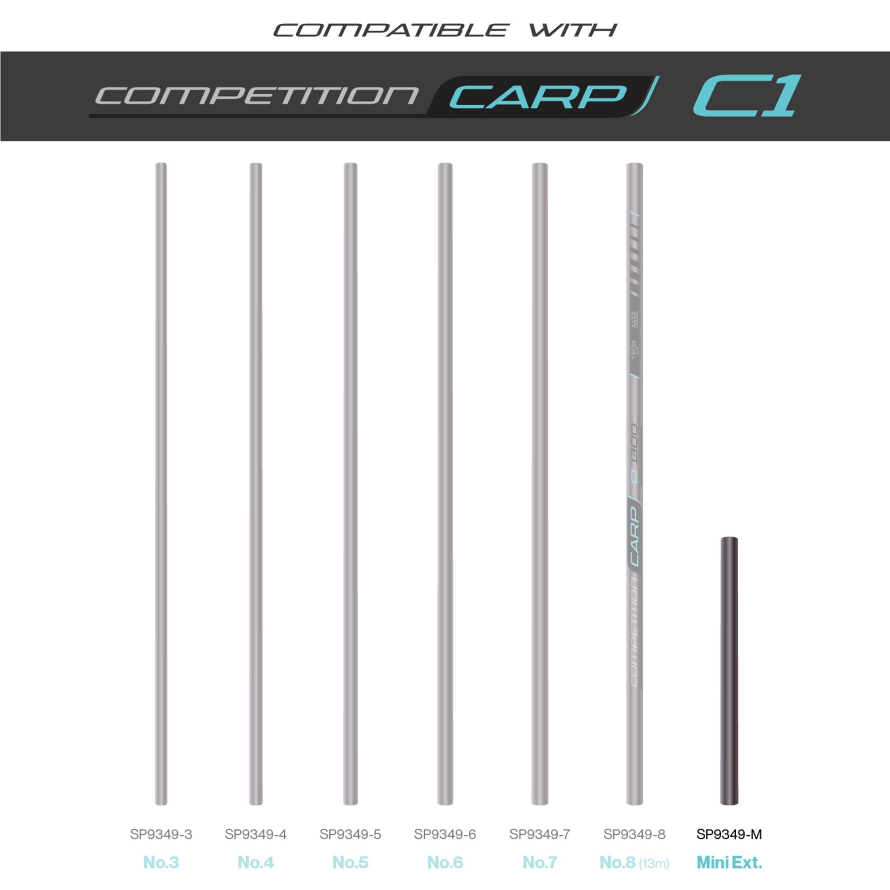 TKS Carp 1 Number Reinforced Mini Ext