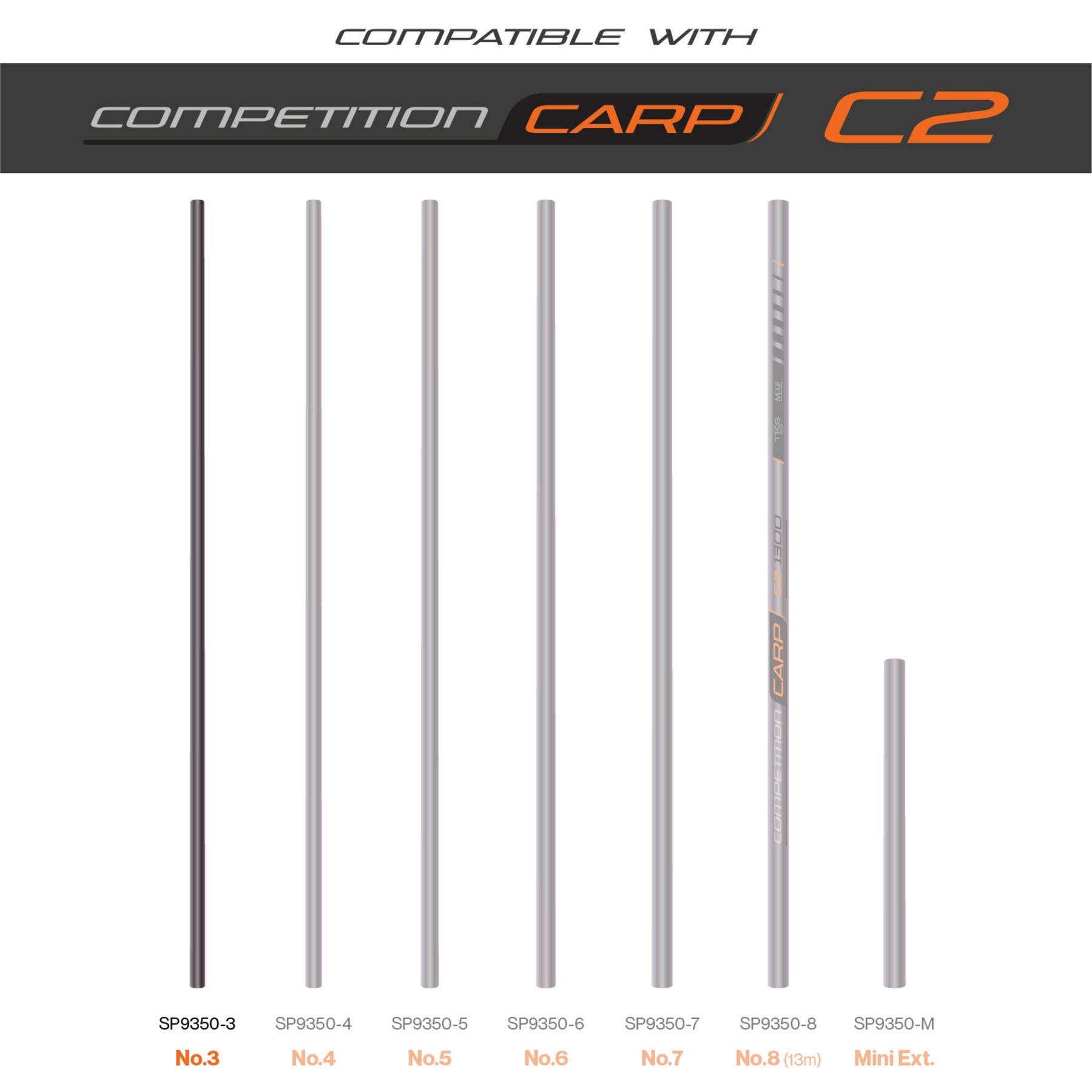 TKS Carp 2 Number 3 Section  Pole Section  MAP Fishing