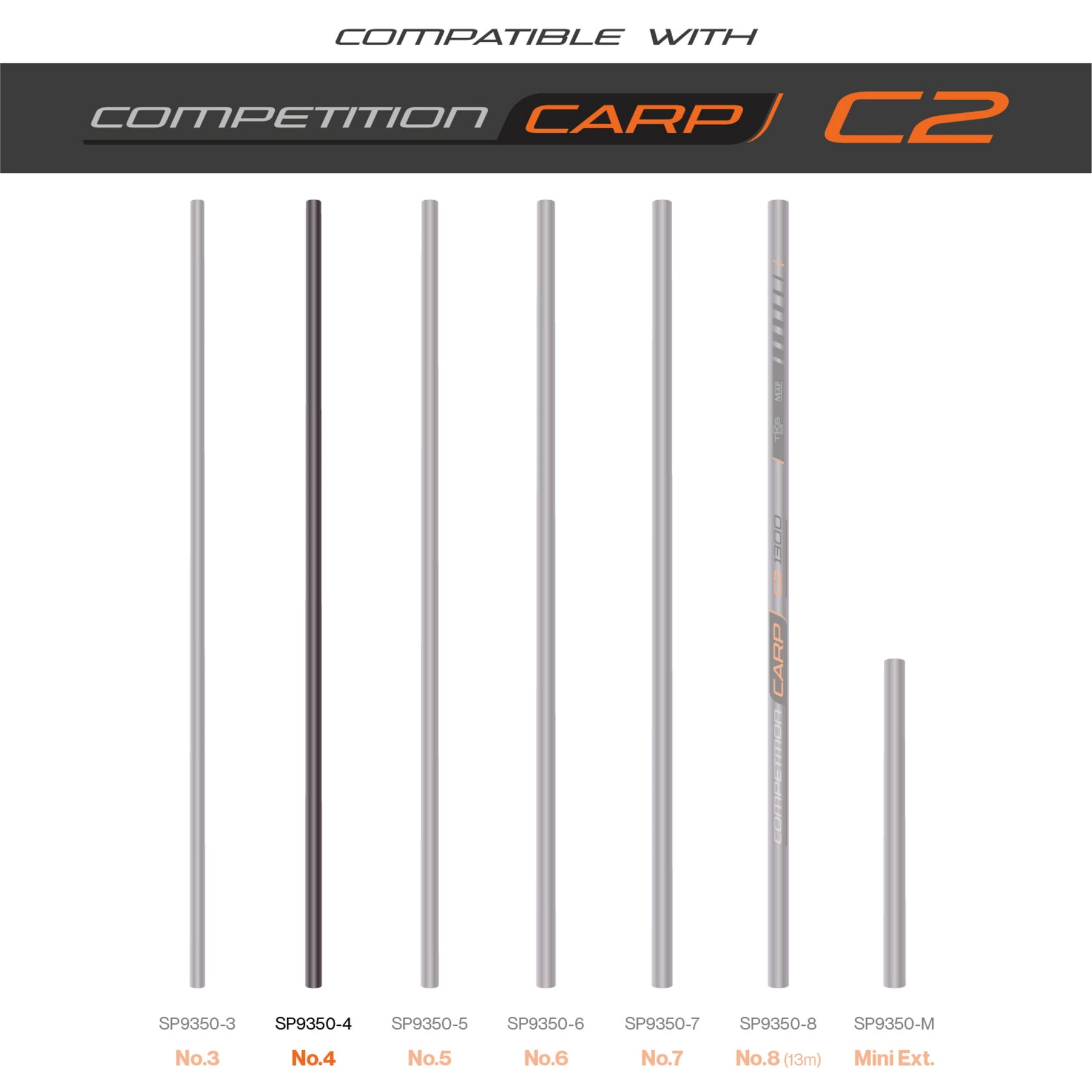 TKS Carp 2 Number 4 Section  Pole Section  MAP Fishing