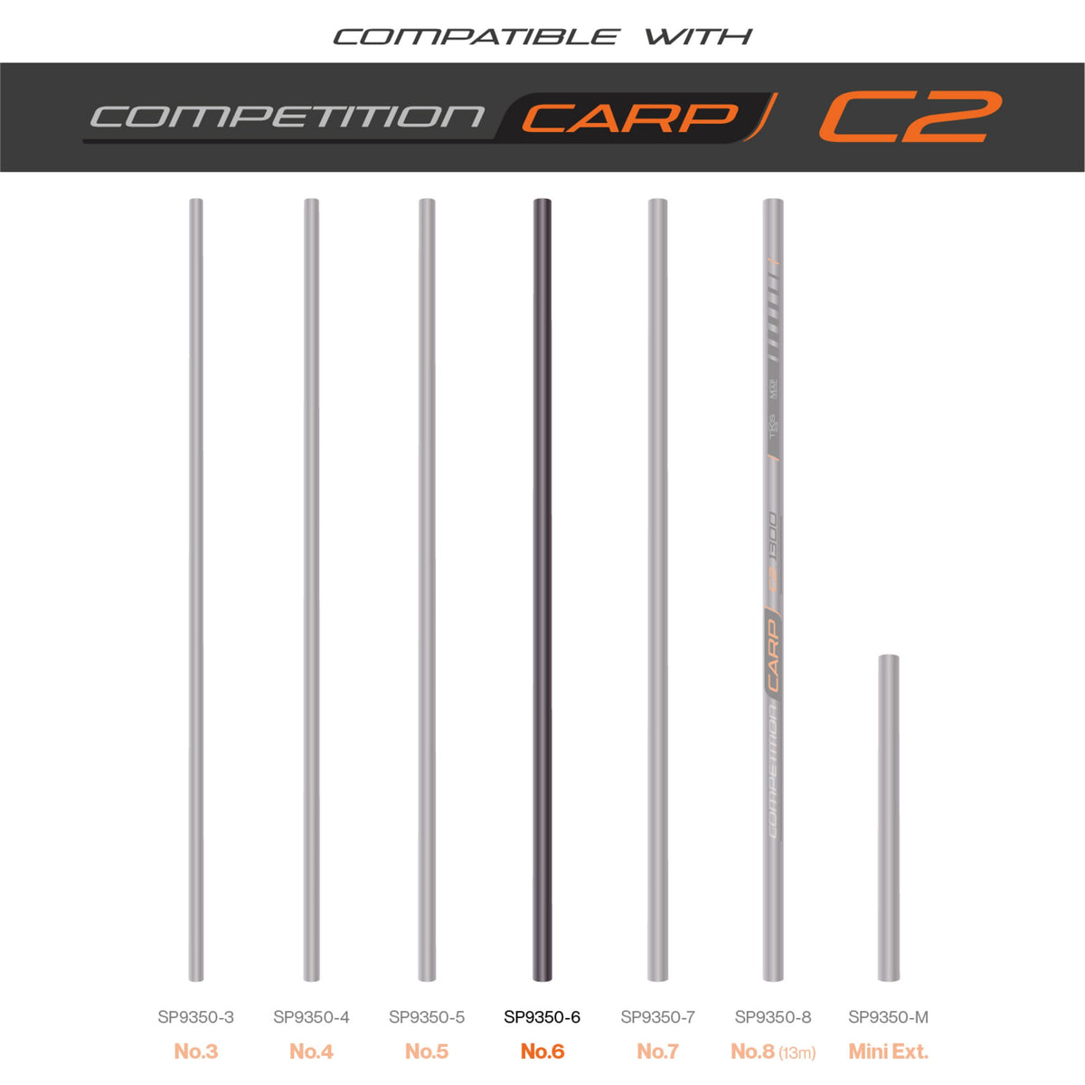 TKS Carp 2 Number 6 Section  Pole Section  MAP Fishing