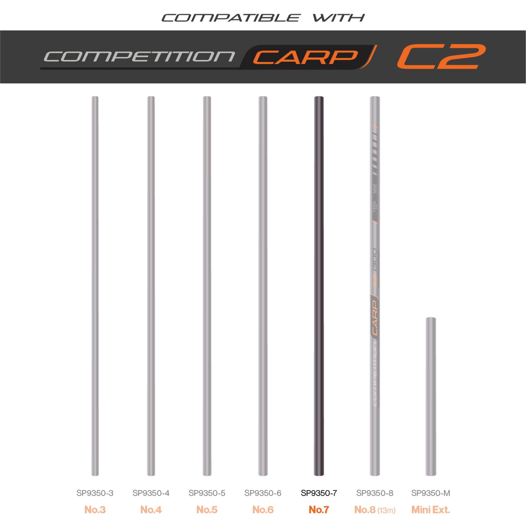 TKS Carp 2 Number 7 Section  Pole Section  MAP Fishing