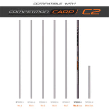 TKS Carp 2 Number 8 Section 13.0m  Pole Section  MAP Fishing