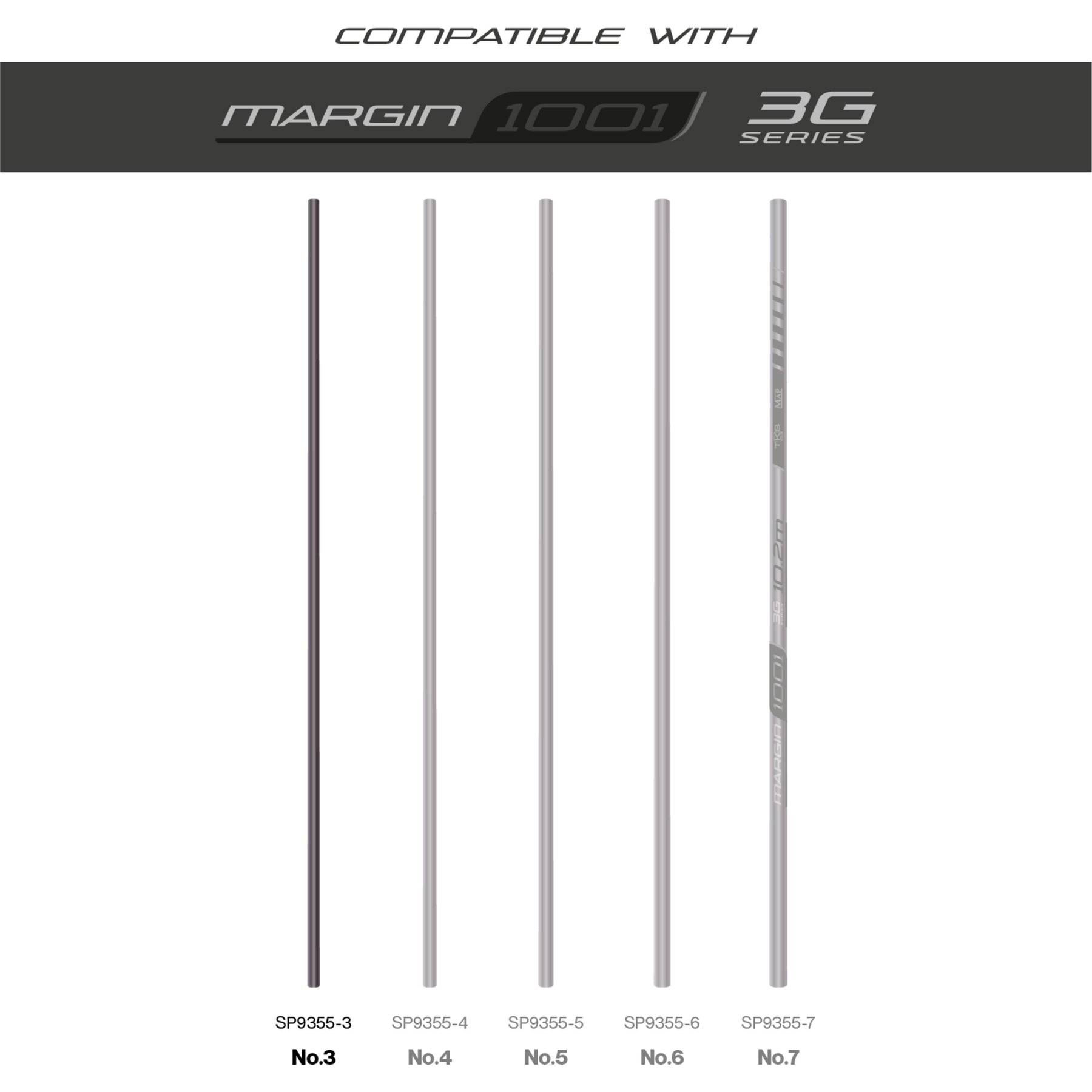 TKS 1001 Margin Number 3 Section  Pole Section  MAP Fishing