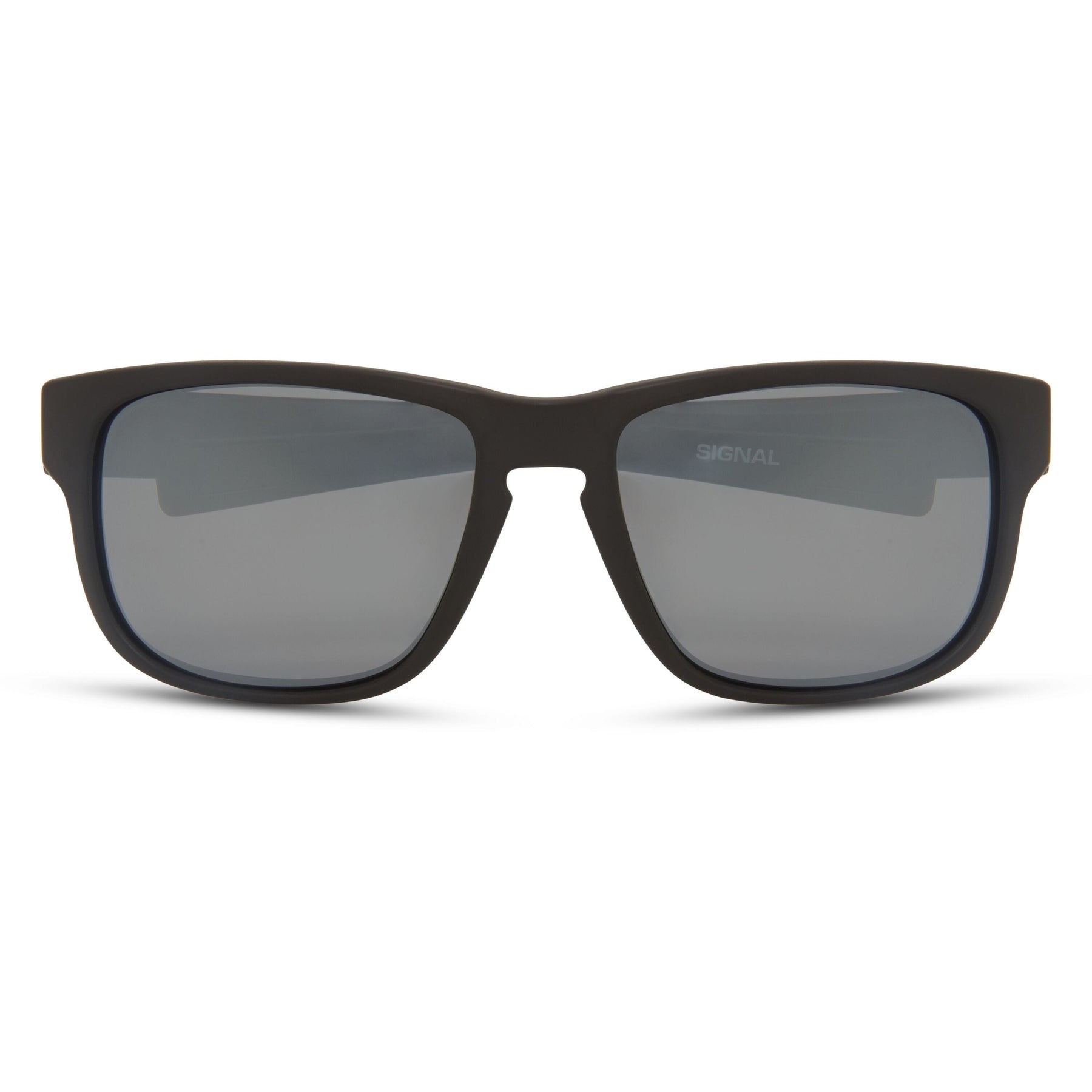 Signal Matt Black Sunglasses - 3 Polarised Lens Pack-Silver Mirror/Bronze/Yellow  Sunglasses  MAP Fishing