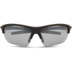 Mission Matt Black Sunglasses- 3 Polarised Lens Pack-Silver Mirror/Bronze/Yellow  Sunglasses  MAP Fishing