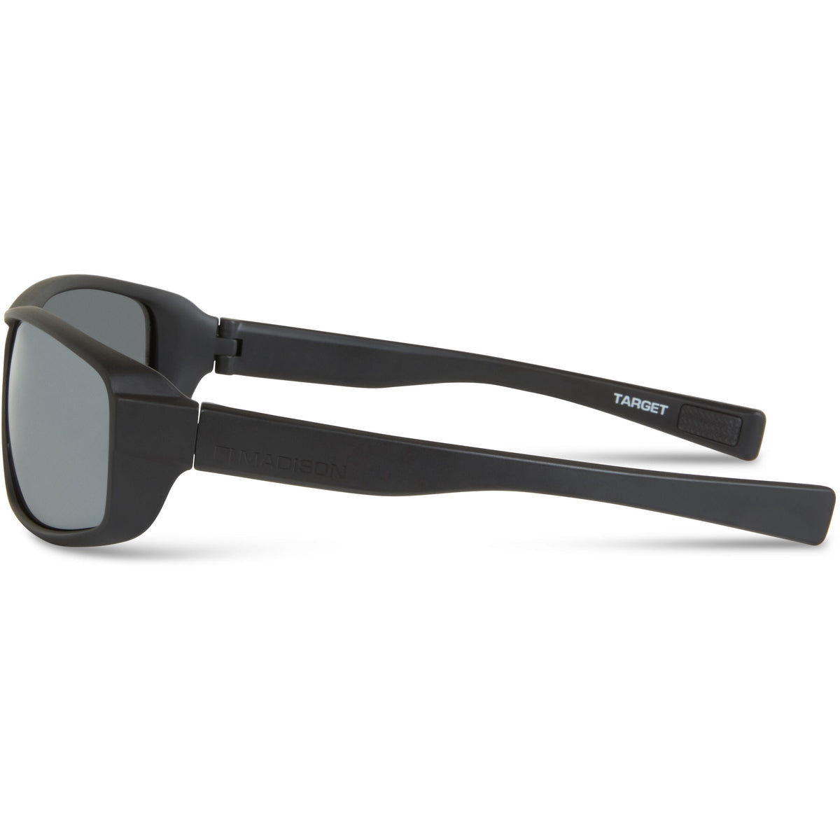 Target Matt Black Sunglasses - 3 Polarised Lens Pack-Silver Mirror/Bronze/Yellow  Sunglasses  MAP Fishing