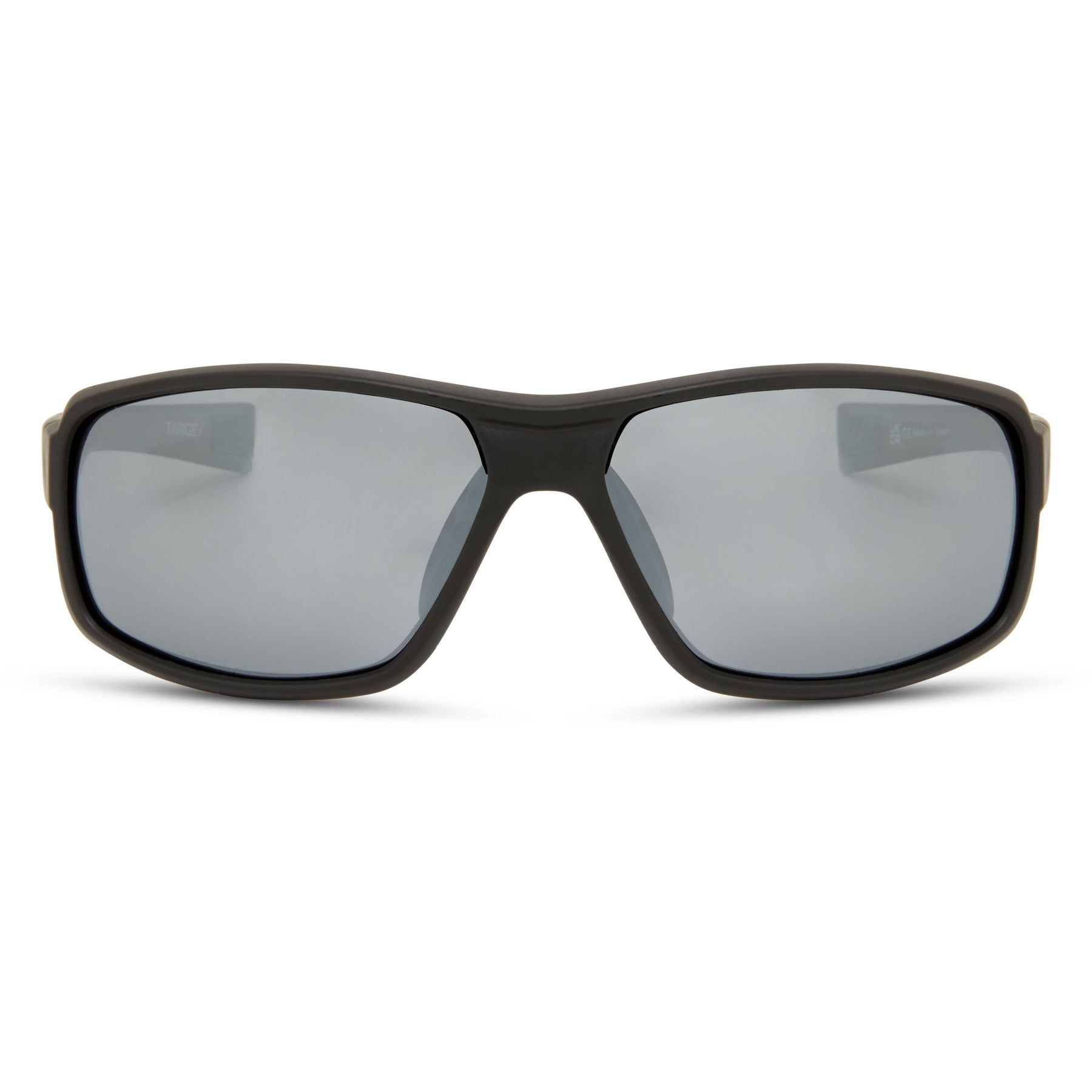 Target Matt Black Sunglasses - 3 Polarised Lens Pack-Silver Mirror/Bronze/Yellow  Sunglasses  MAP Fishing