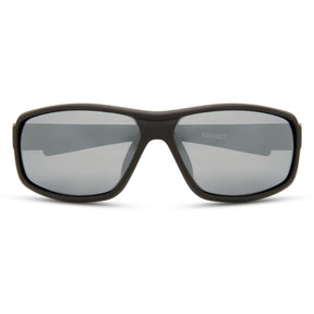 Target Matt Black Sunglasses - 3 Polarised Lens Pack-Silver Mirror/Bronze/Yellow  Sunglasses  MAP Fishing