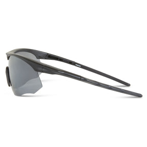 Shields Matt Black Sunglasses- 3 Polarised Lens Pack-Silver Mirror/Bronze/Yellow  Sunglasses  MAP Fishing