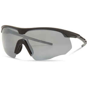 Shields Matt Black Sunglasses- 3 Polarised Lens Pack-Silver Mirror/Bronze/Yellow  Sunglasses  MAP Fishing