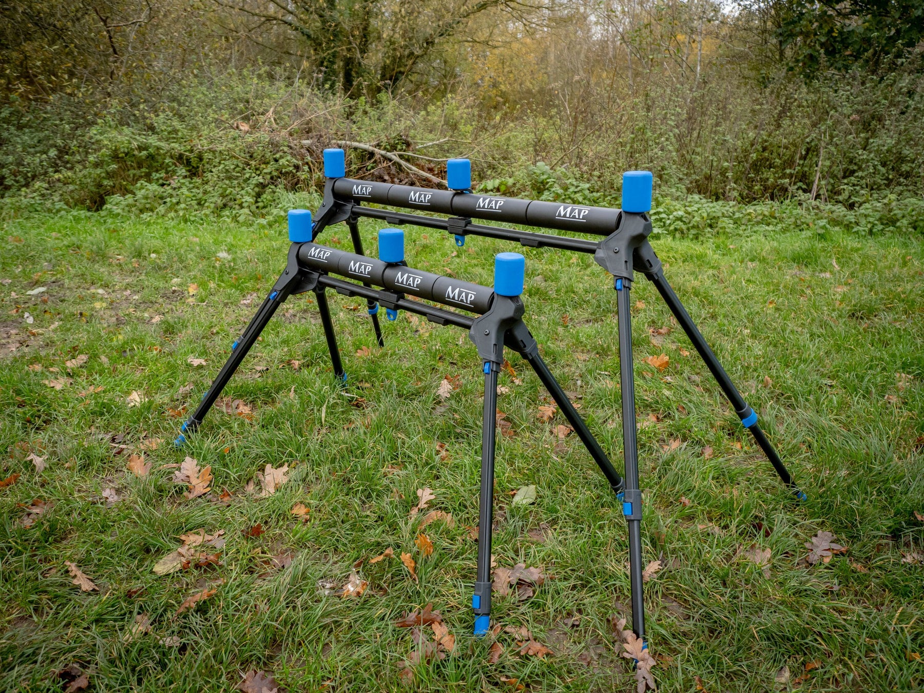 Dual Pole Roller MKII Large  Pole Roller & Roost  MAP Fishing