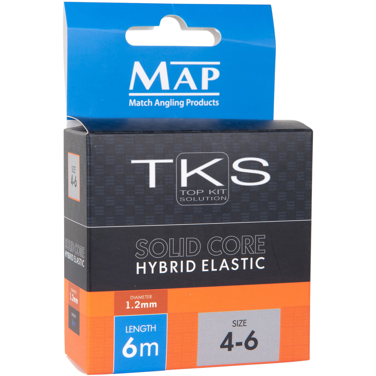 TKS 4-6 Hybrid Pole Elastic 1.2mm 6m  Elastic  MAP Fishing