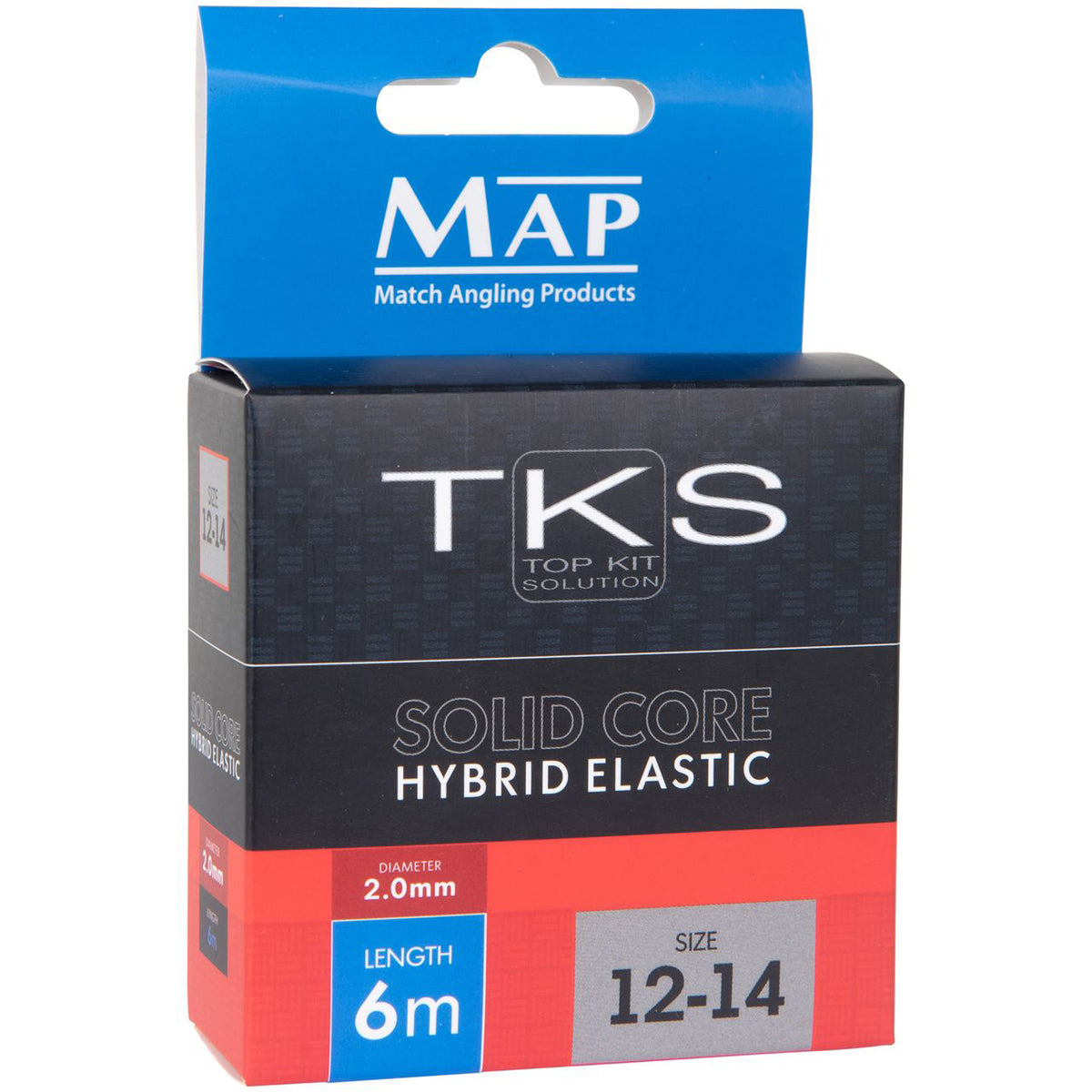 TKS 12-14 Hybrid Pole Elastic 2.0mm 6m  Elastic  MAP Fishing