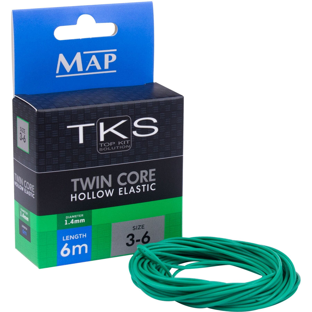 TKS 3-6 Twin Core Hollow Elastic 6m  Elastic  MAP Fishing