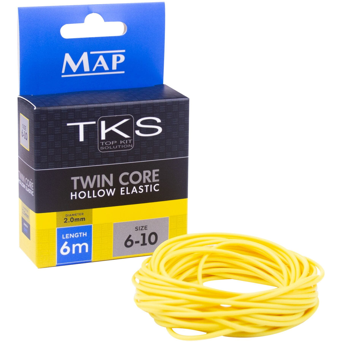 TKS 6-10 Twin Core Hollow Elastic 6m  Elastic  MAP Fishing