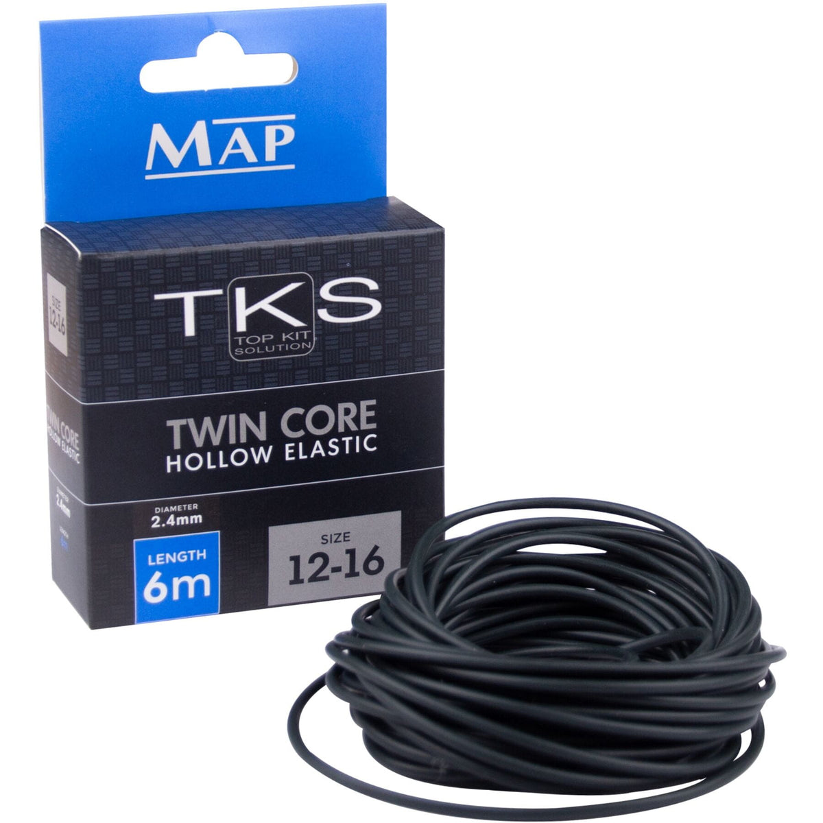 TKS 12-16 Twin Core Hollow Elastic 6m  Elastic  MAP Fishing