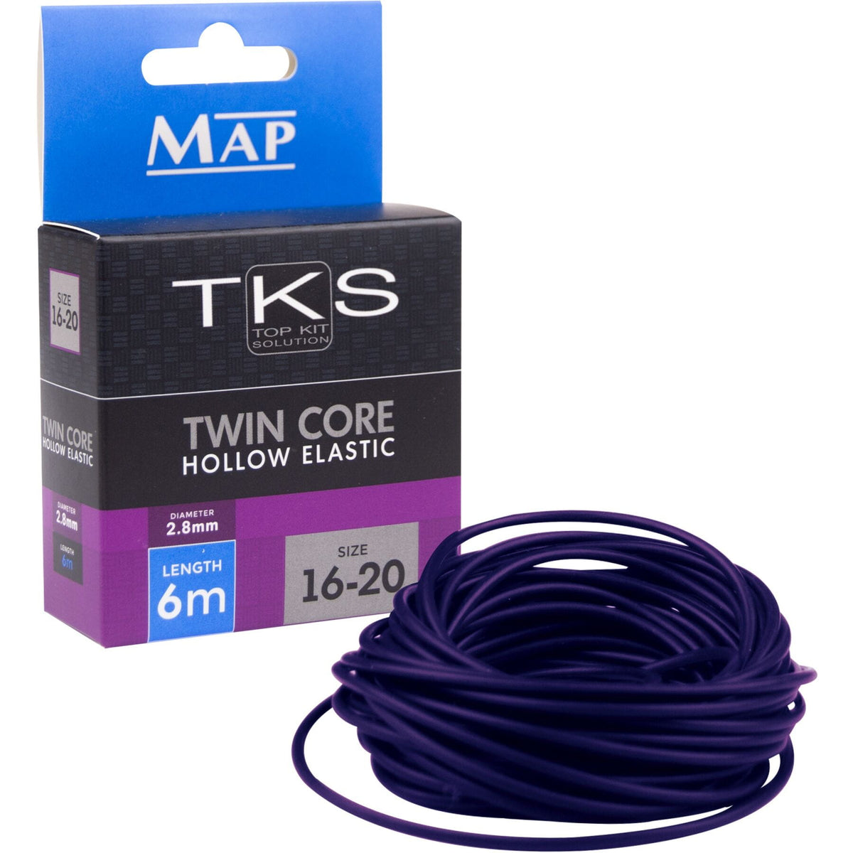 TKS 16-20 Twin Core Hollow Elastic 6m  Elastic  MAP Fishing